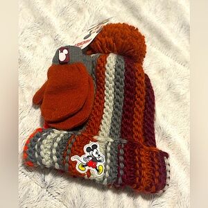 Mickey Hat & Mitten Set
